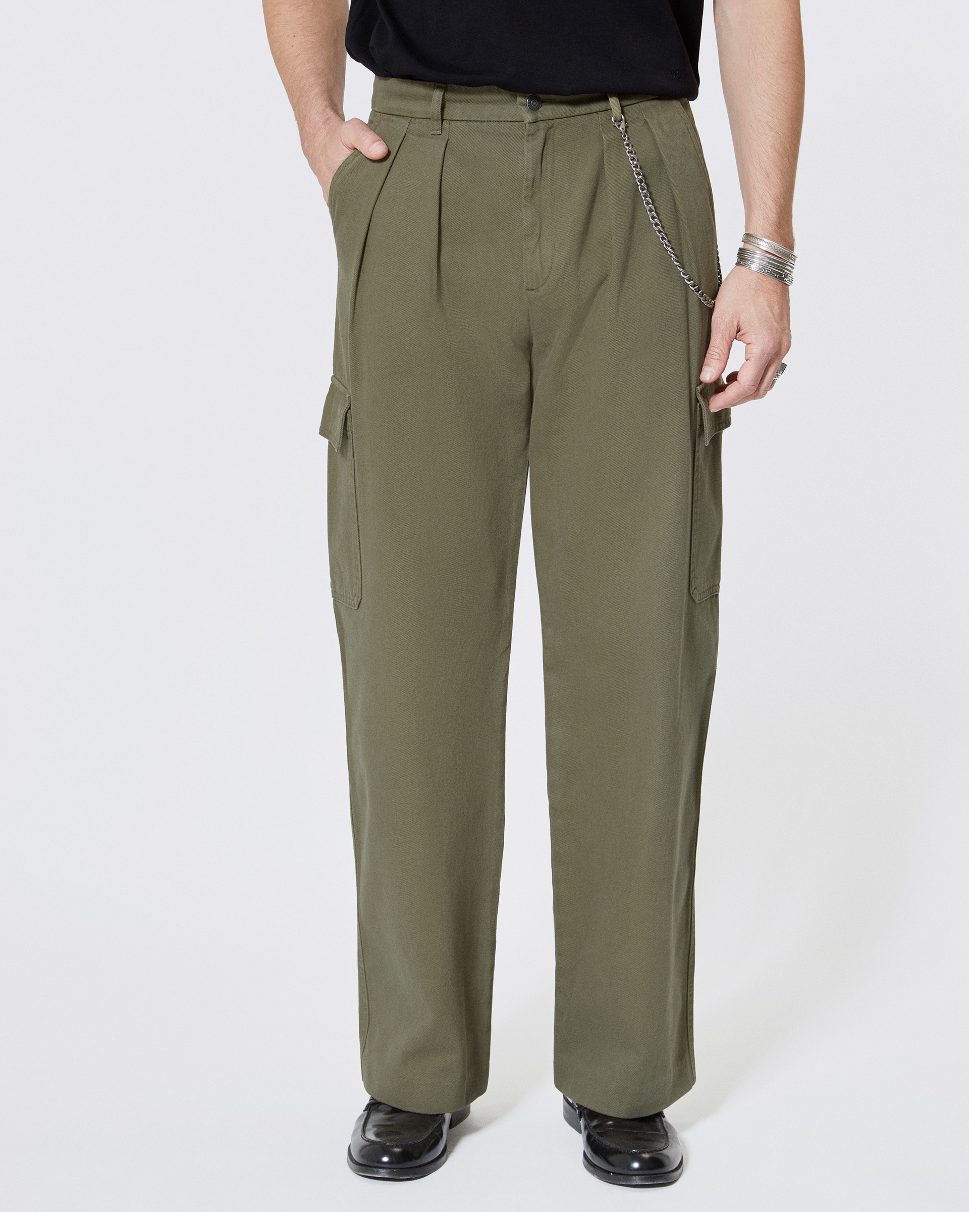 Khaki cargo pants