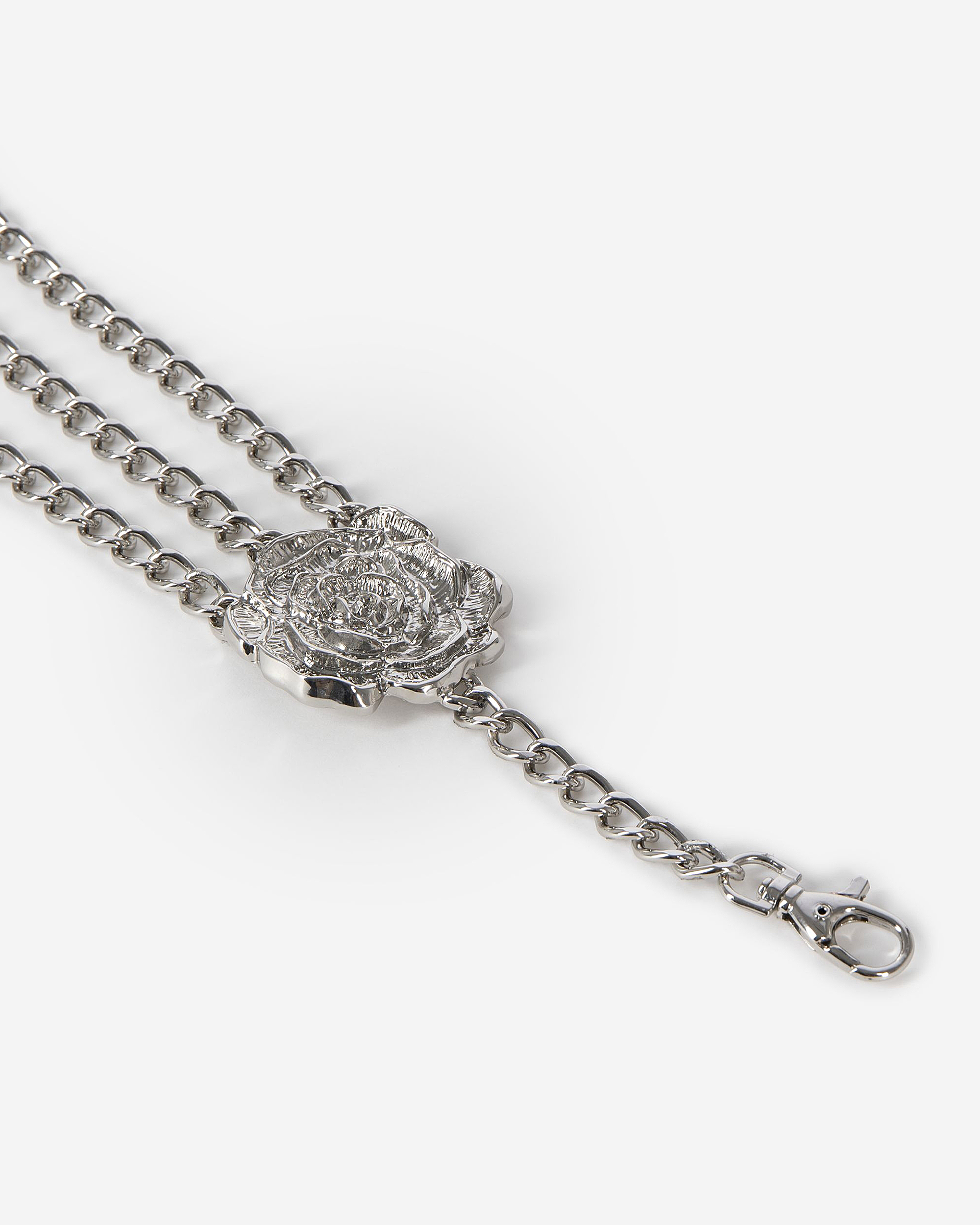 Silver jewelry belt