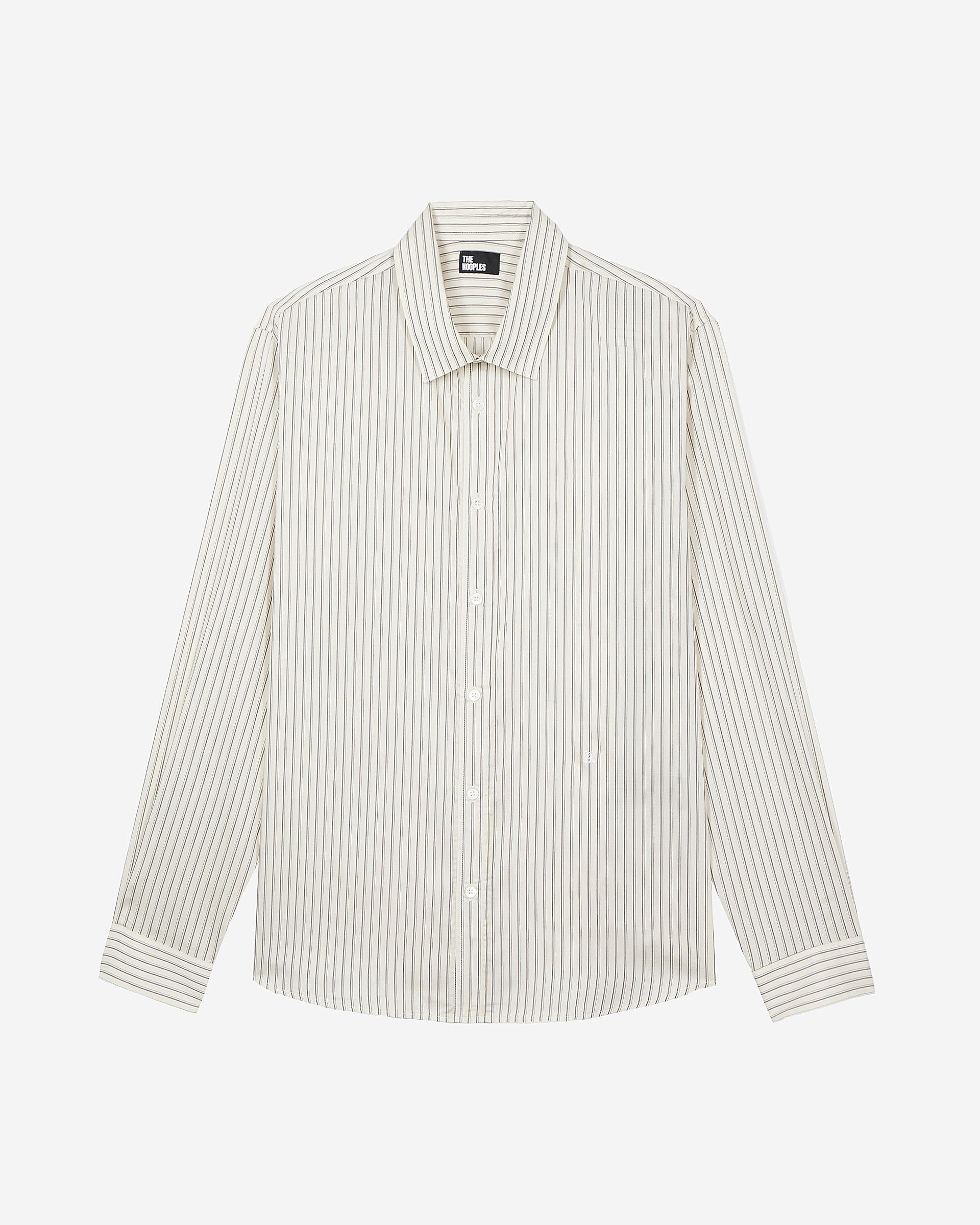 Ecru striped shirt