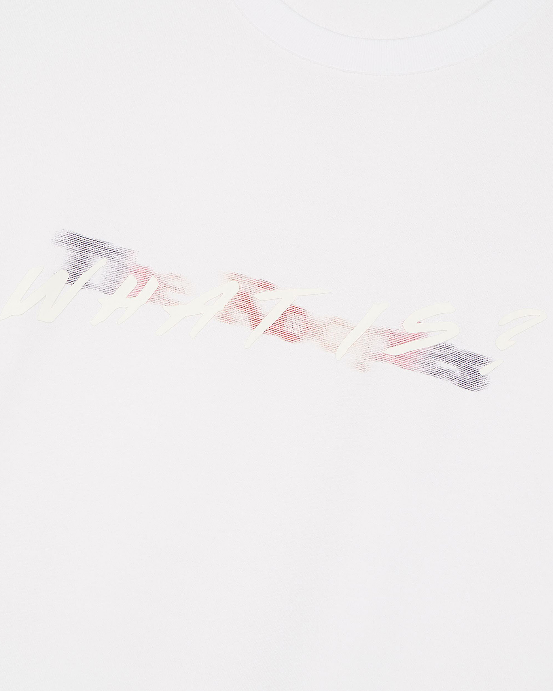 T-shirt with white multicolored logo