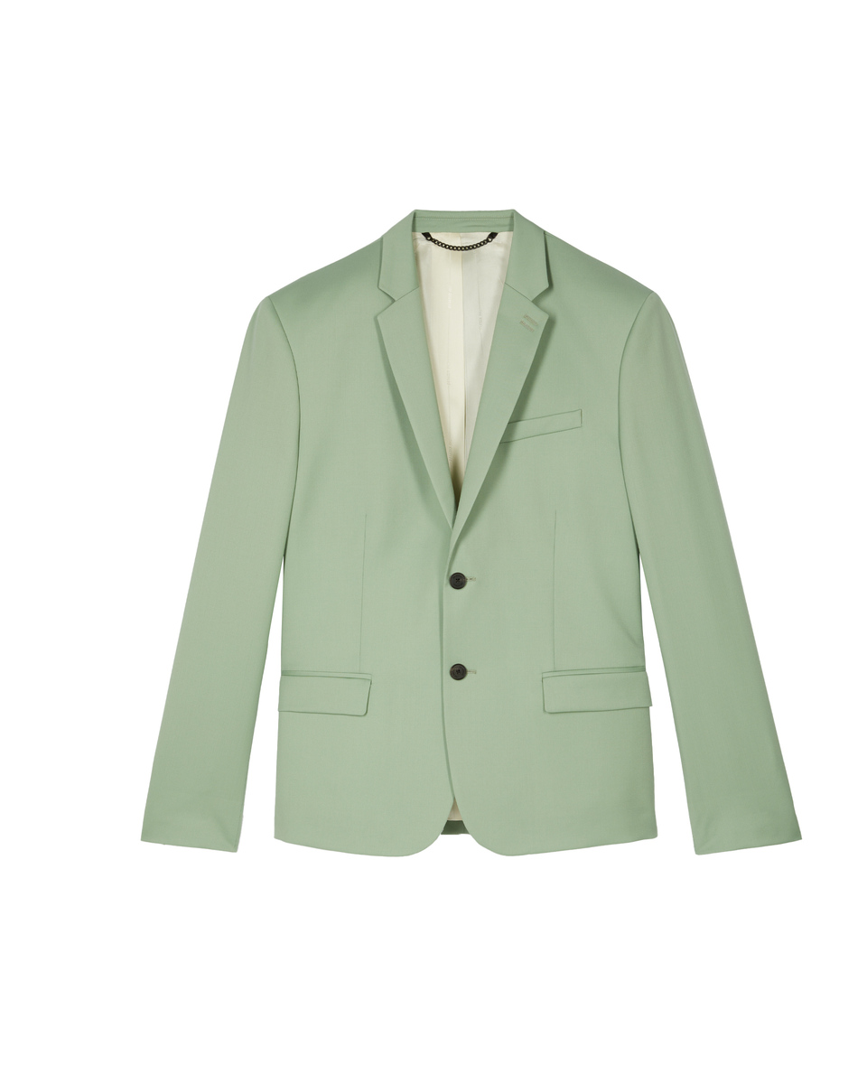 Green wool suit jacket