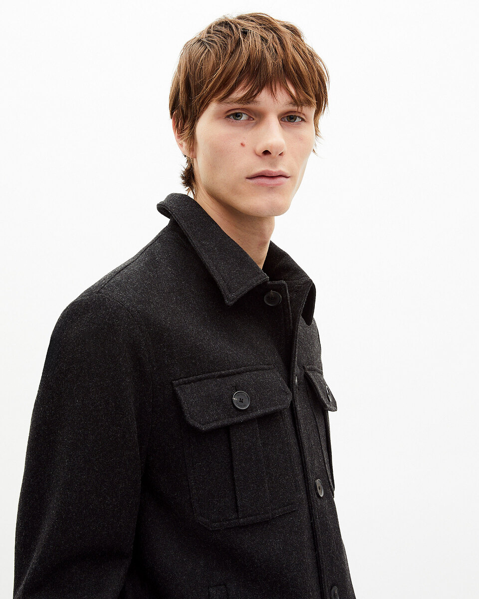 Grey wool jacket
