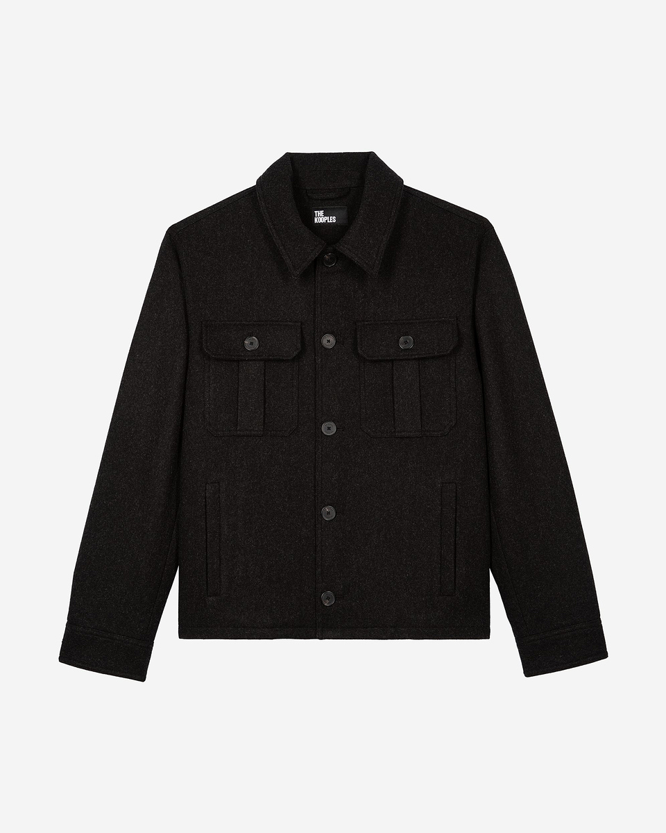 Grey wool jacket
