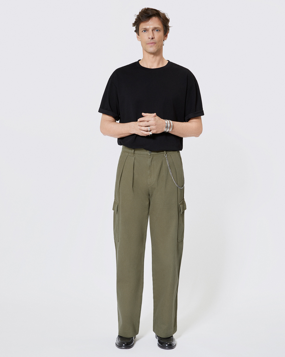 Khaki cargo pants