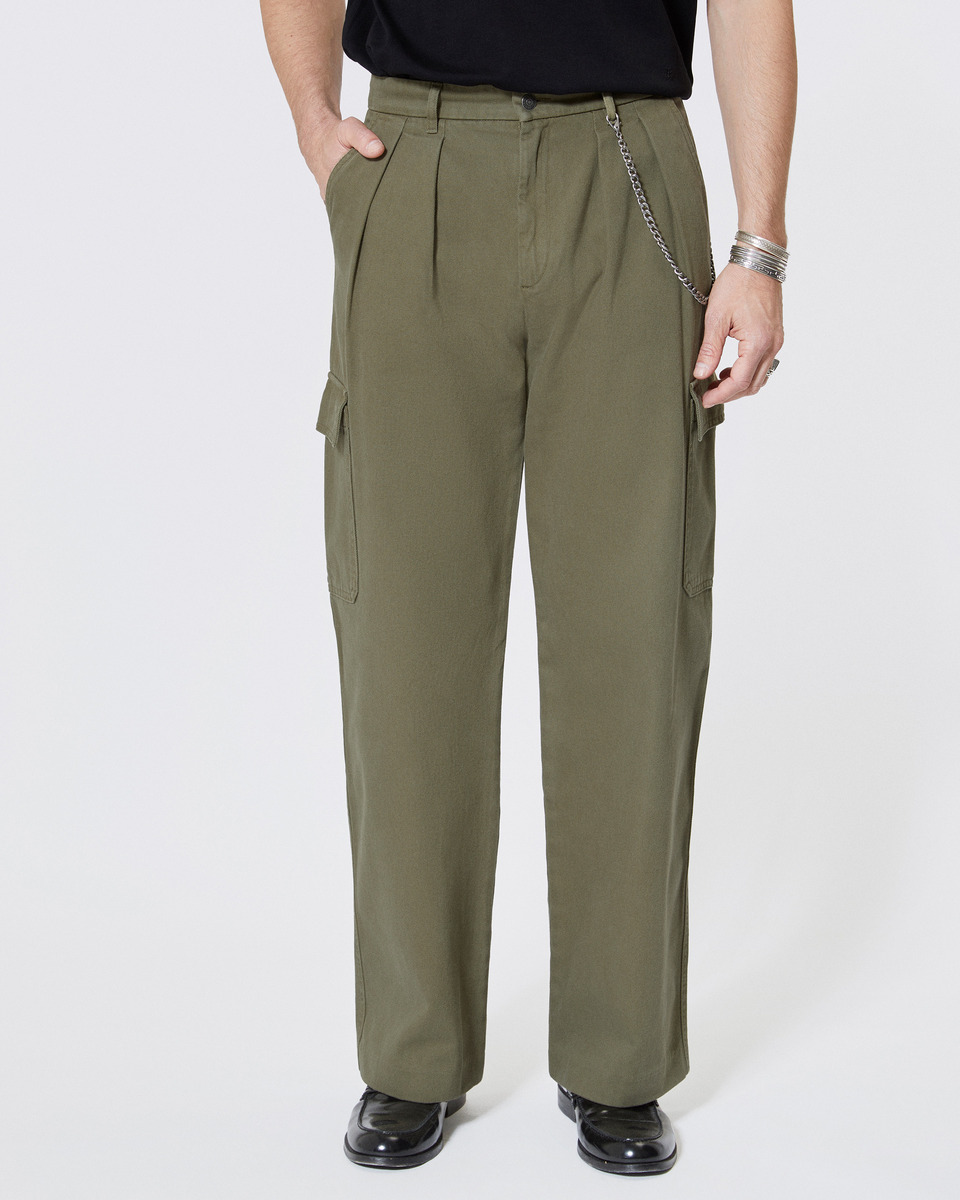 Khaki cargo pants