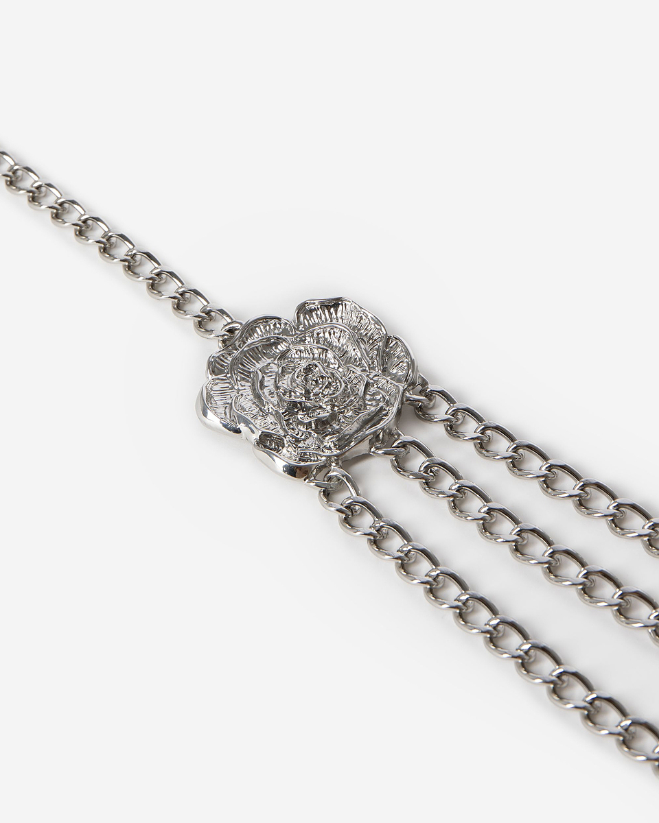 Silver jewelry belt