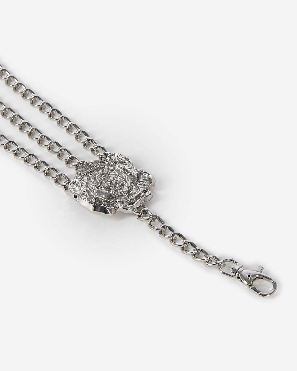 Silver jewelry belt