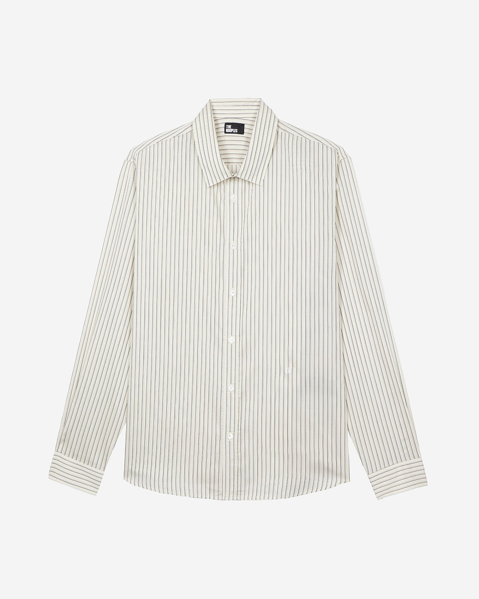 Ecru striped shirt