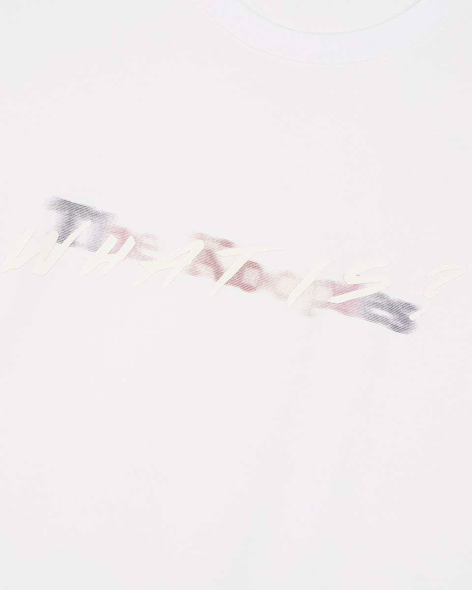 T-shirt with white multicolored logo