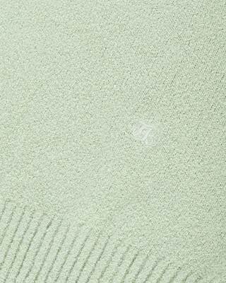 Almond green short-sleeved sweater