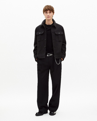 Grey wool jacket
