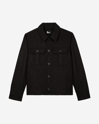 Grey wool jacket