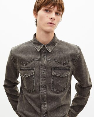 Grey denim shirt