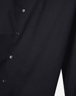 Navy suit collar shirt