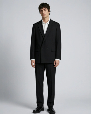 Navy suit pants
