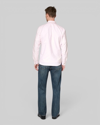 White and pink striped shirt