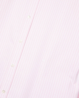 White and pink striped shirt