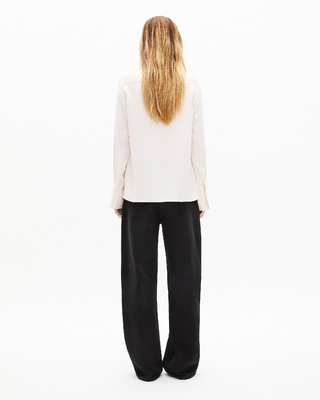 Ecru satin shirt