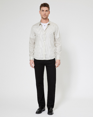 Ecru striped shirt