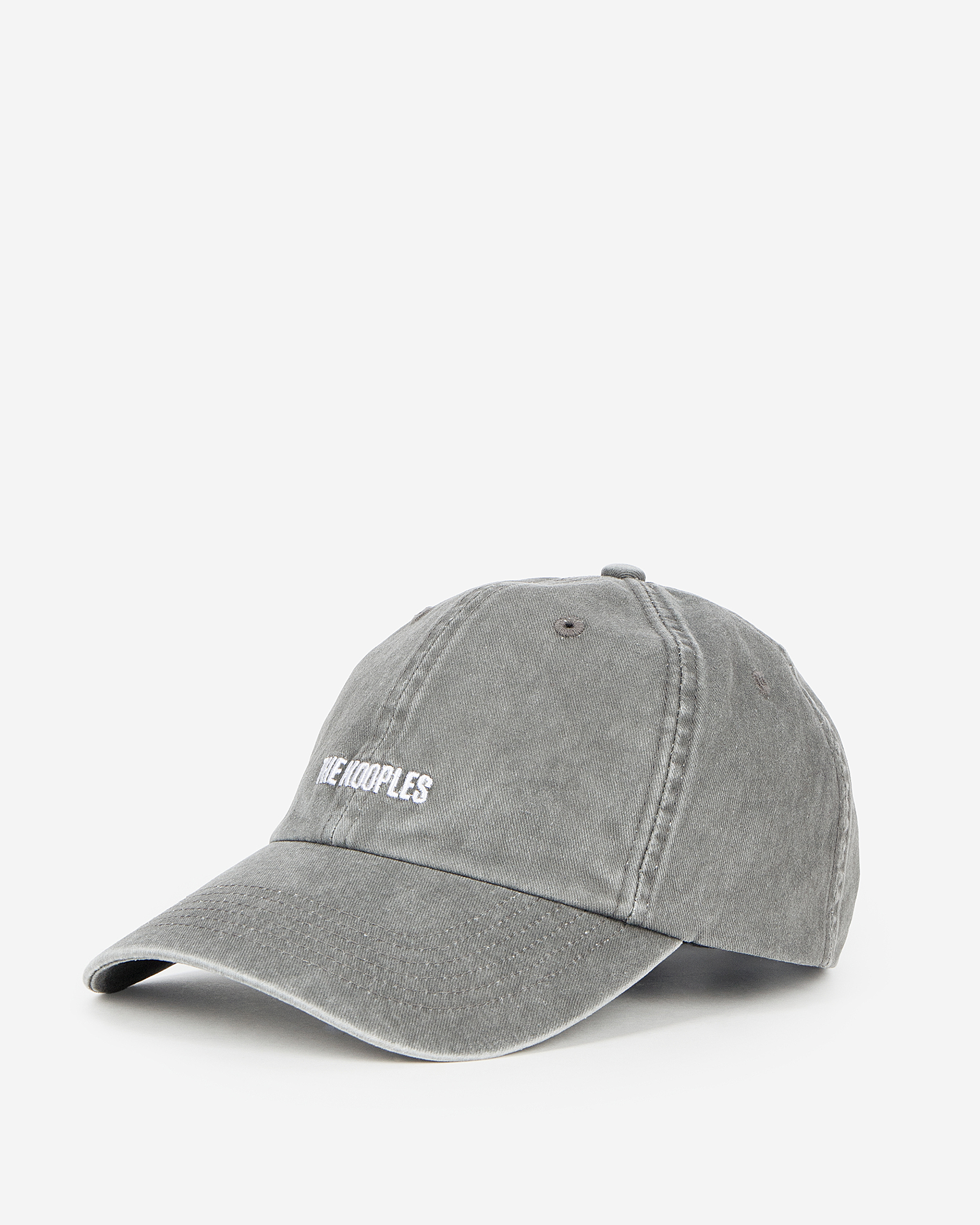 Black embroidered logo cap