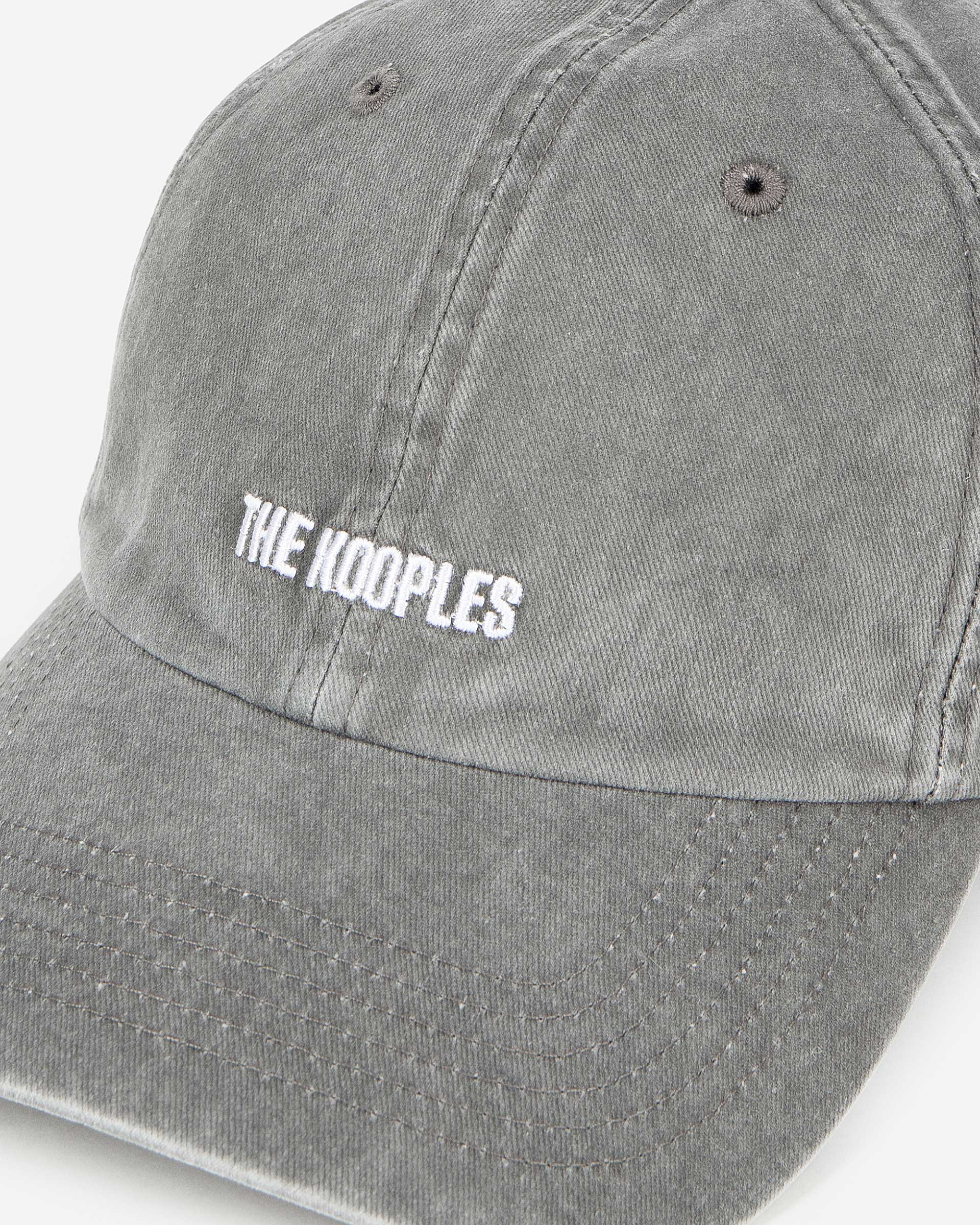 Black embroidered logo cap