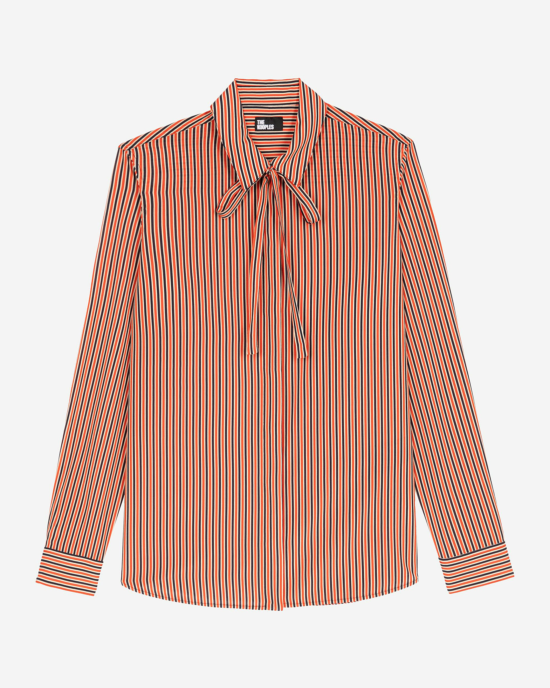 Red and blue striped shirt