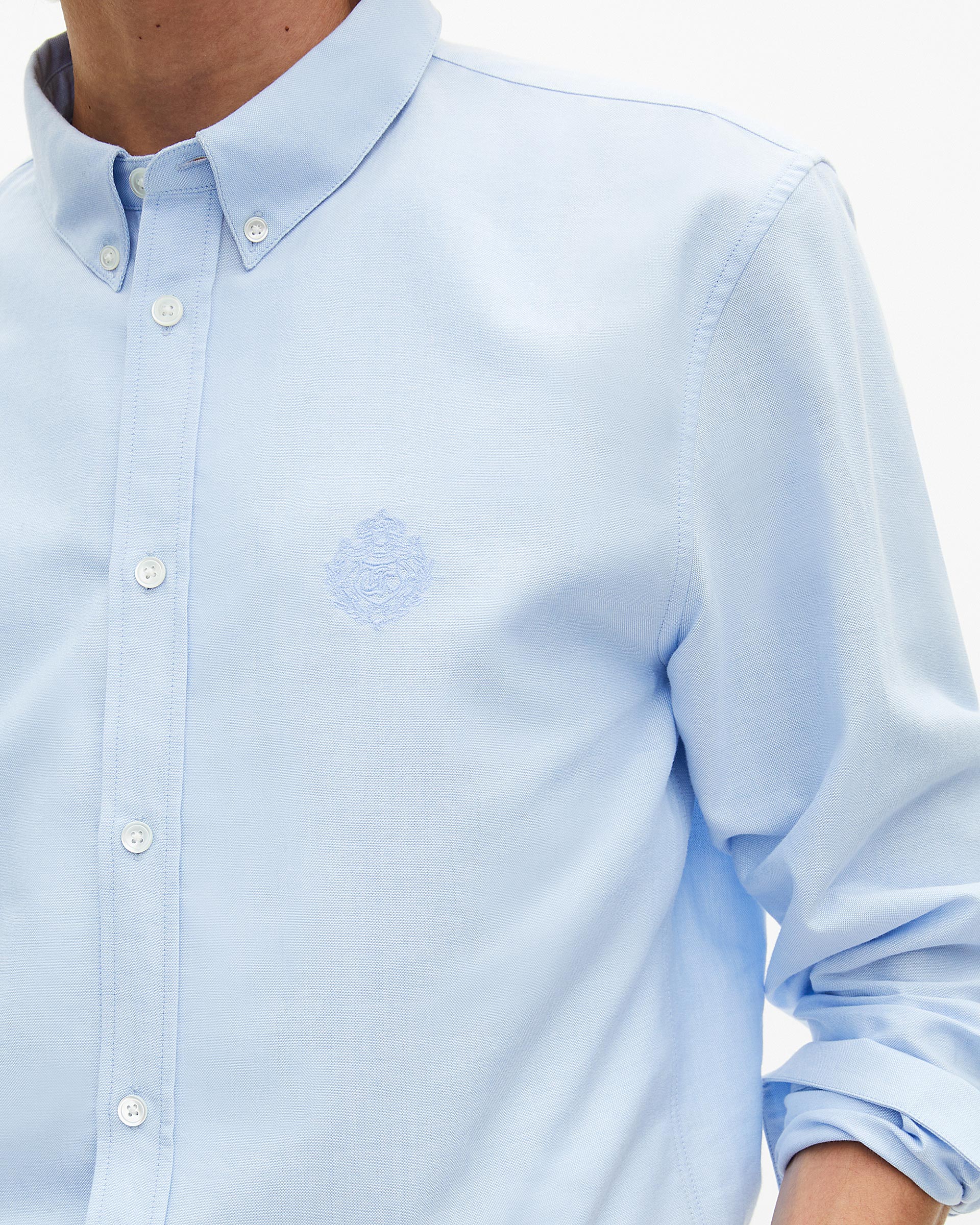 Light blue formal shirt with classic collar