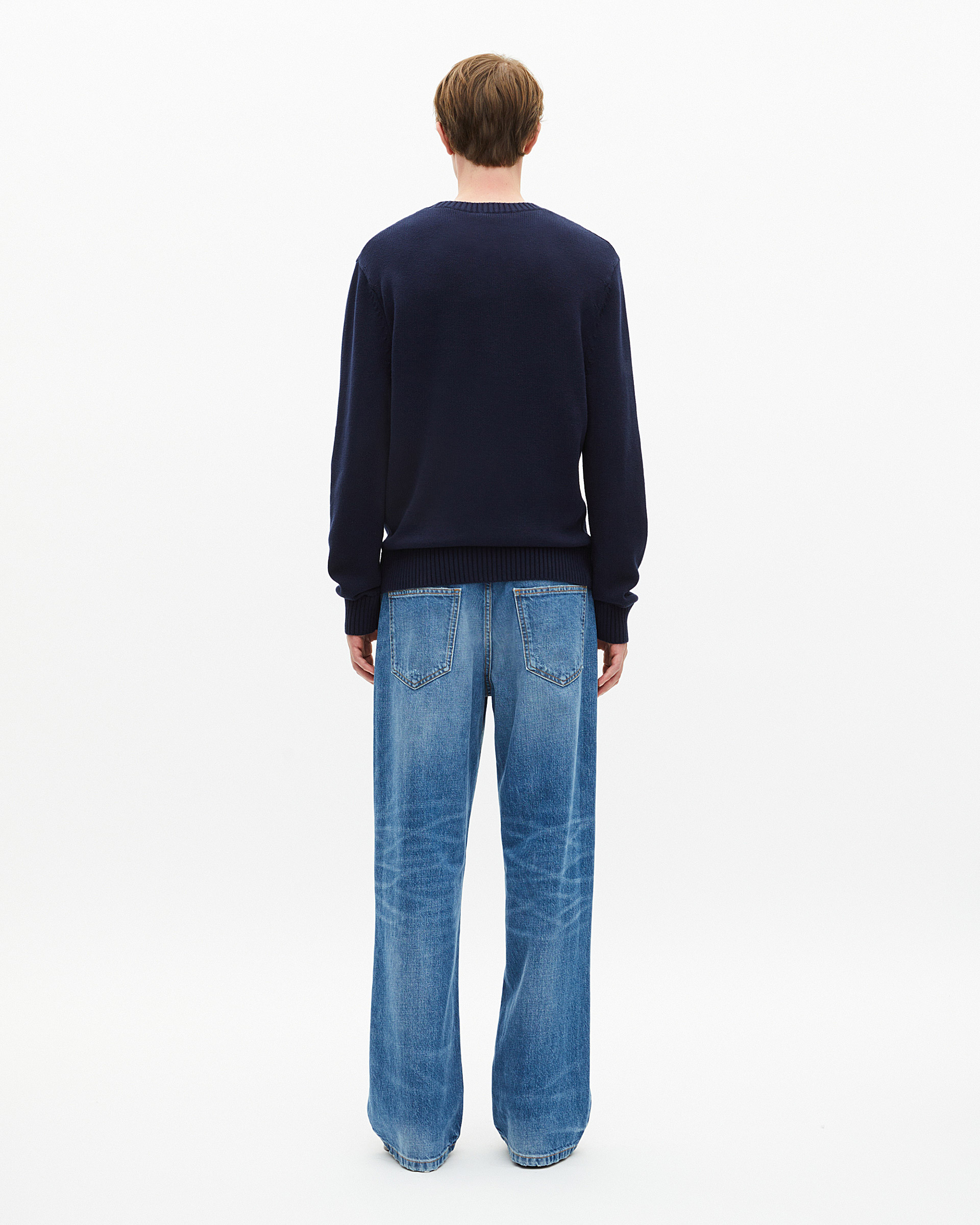 Rule Breaker navy sweater