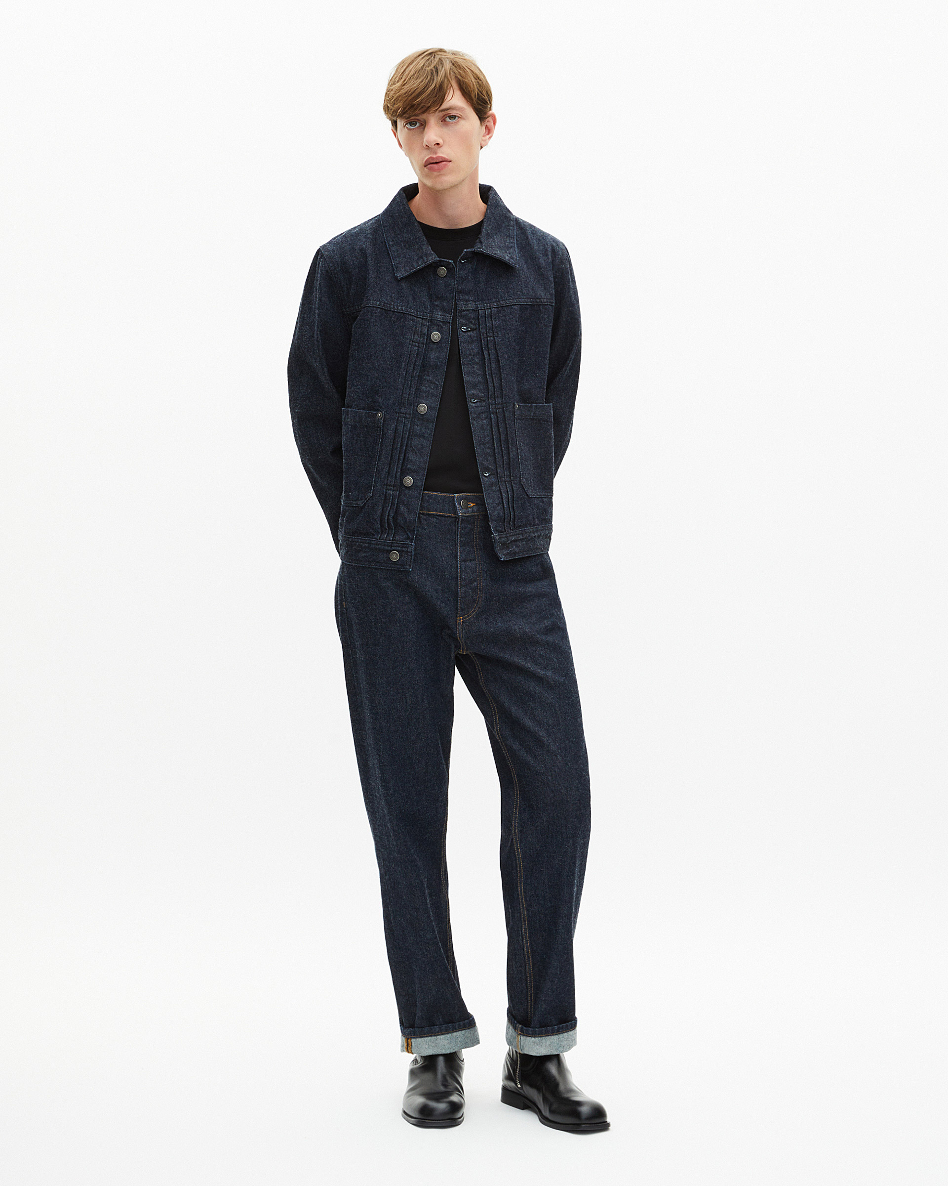 Dark blue denim jacket