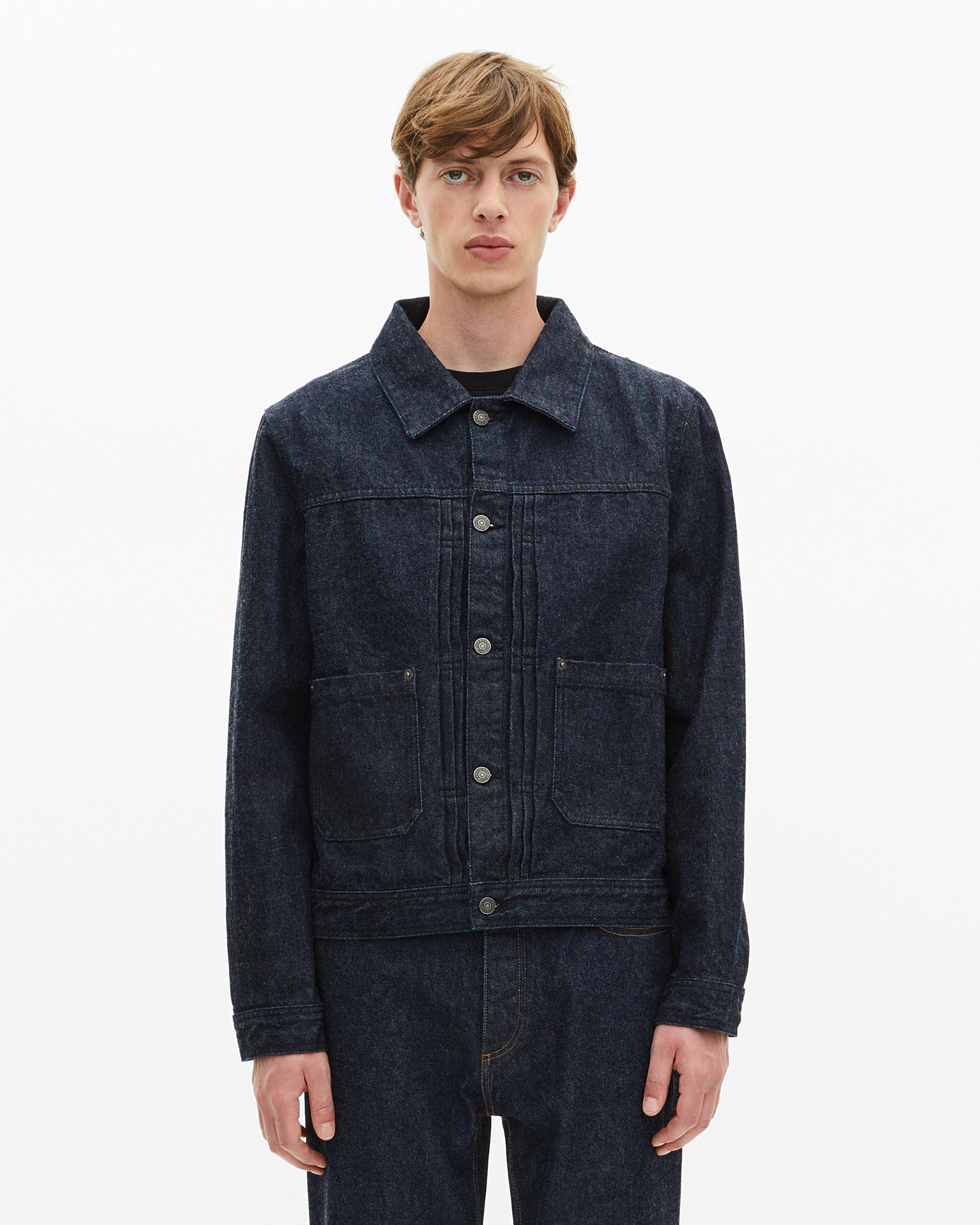 Dark blue denim jacket