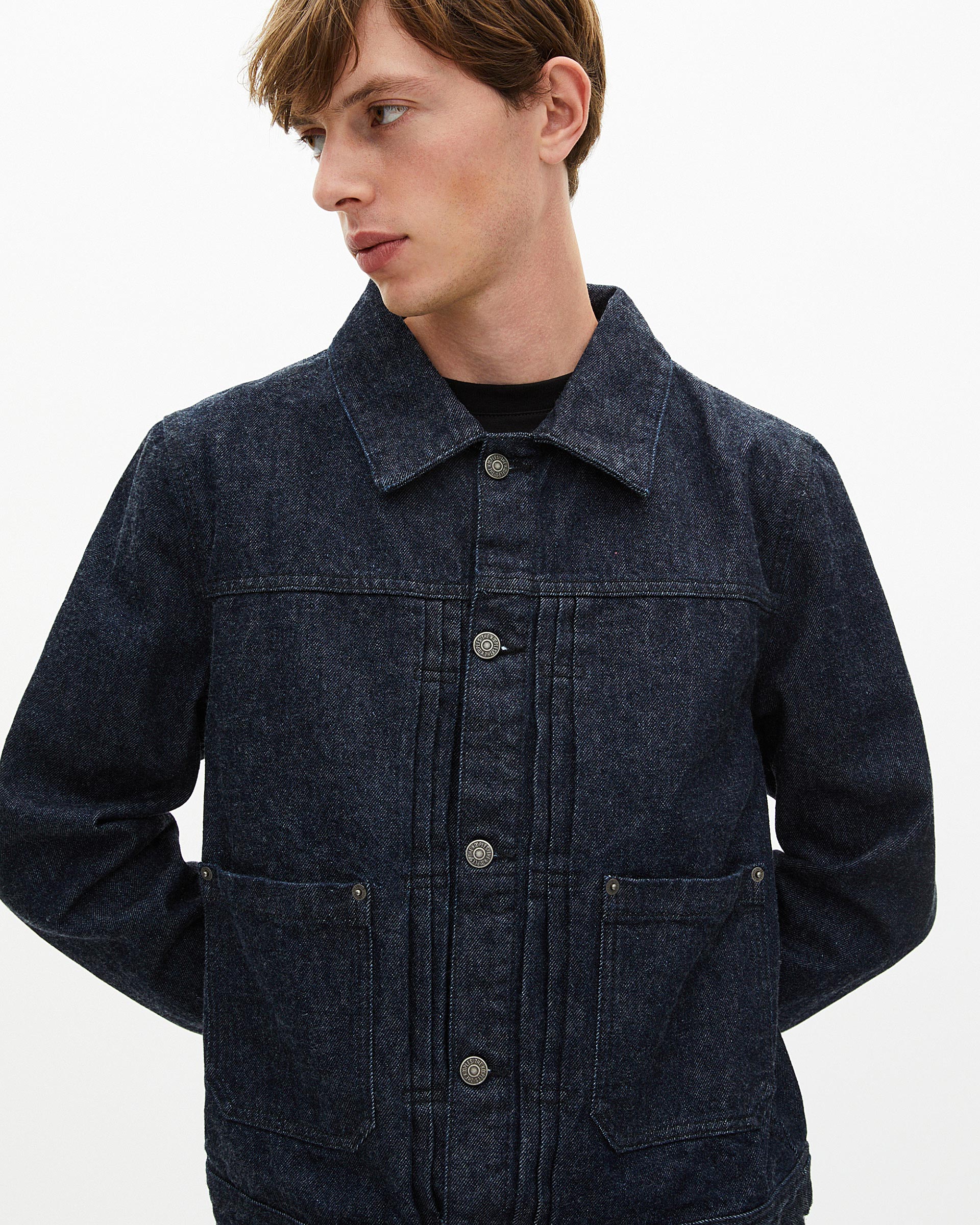 Dark blue denim jacket