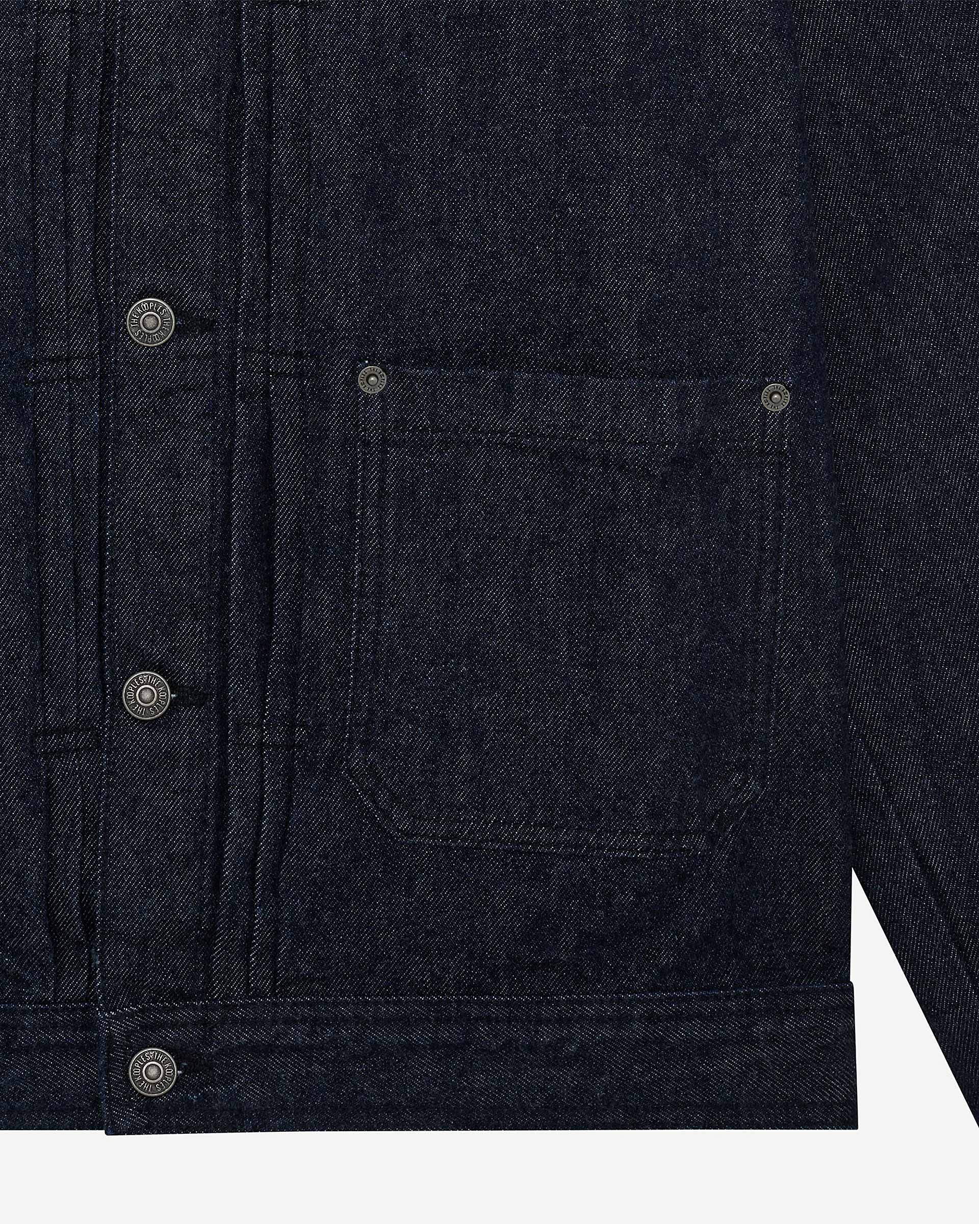 Dark blue denim jacket