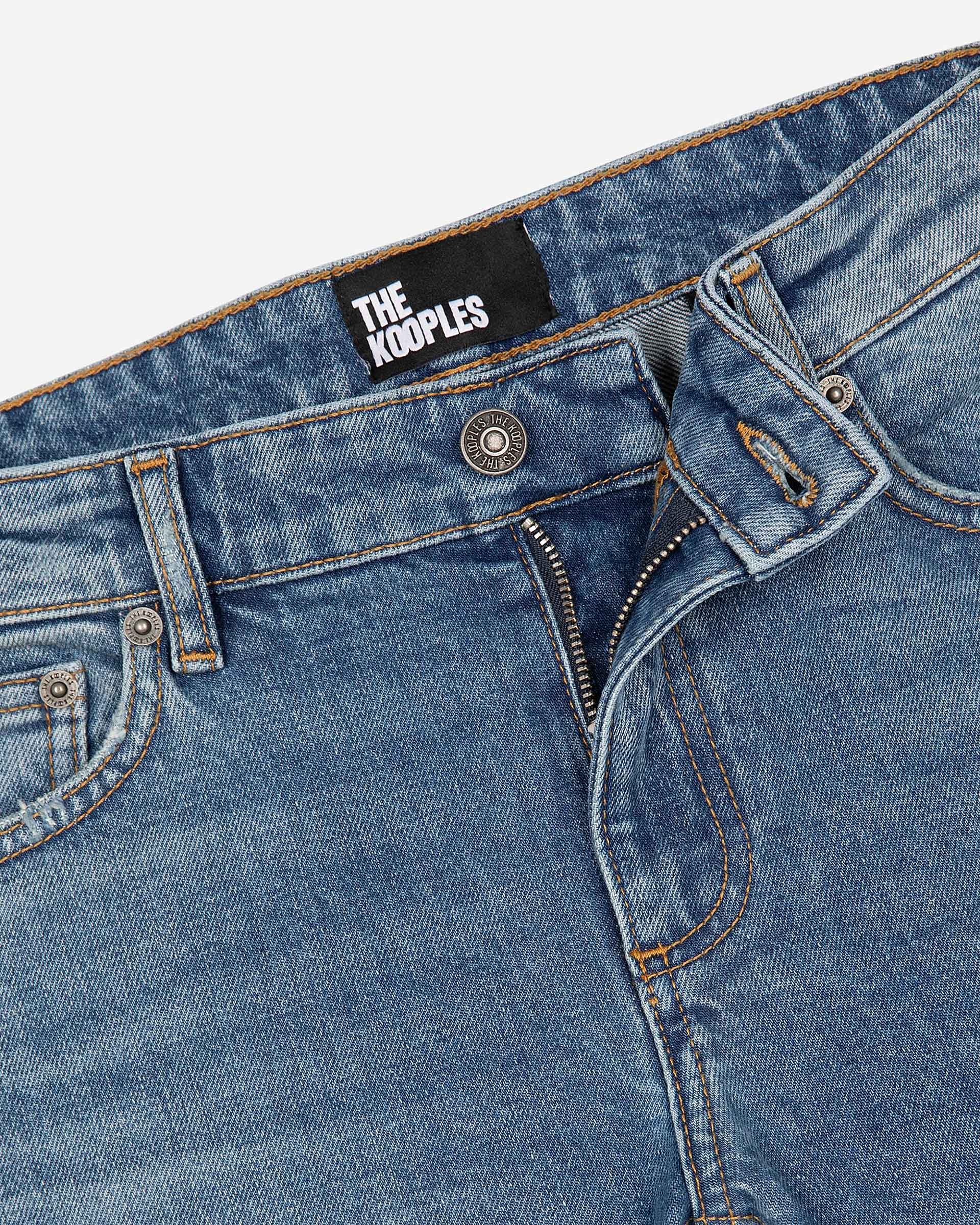 Light blue long slim jeans