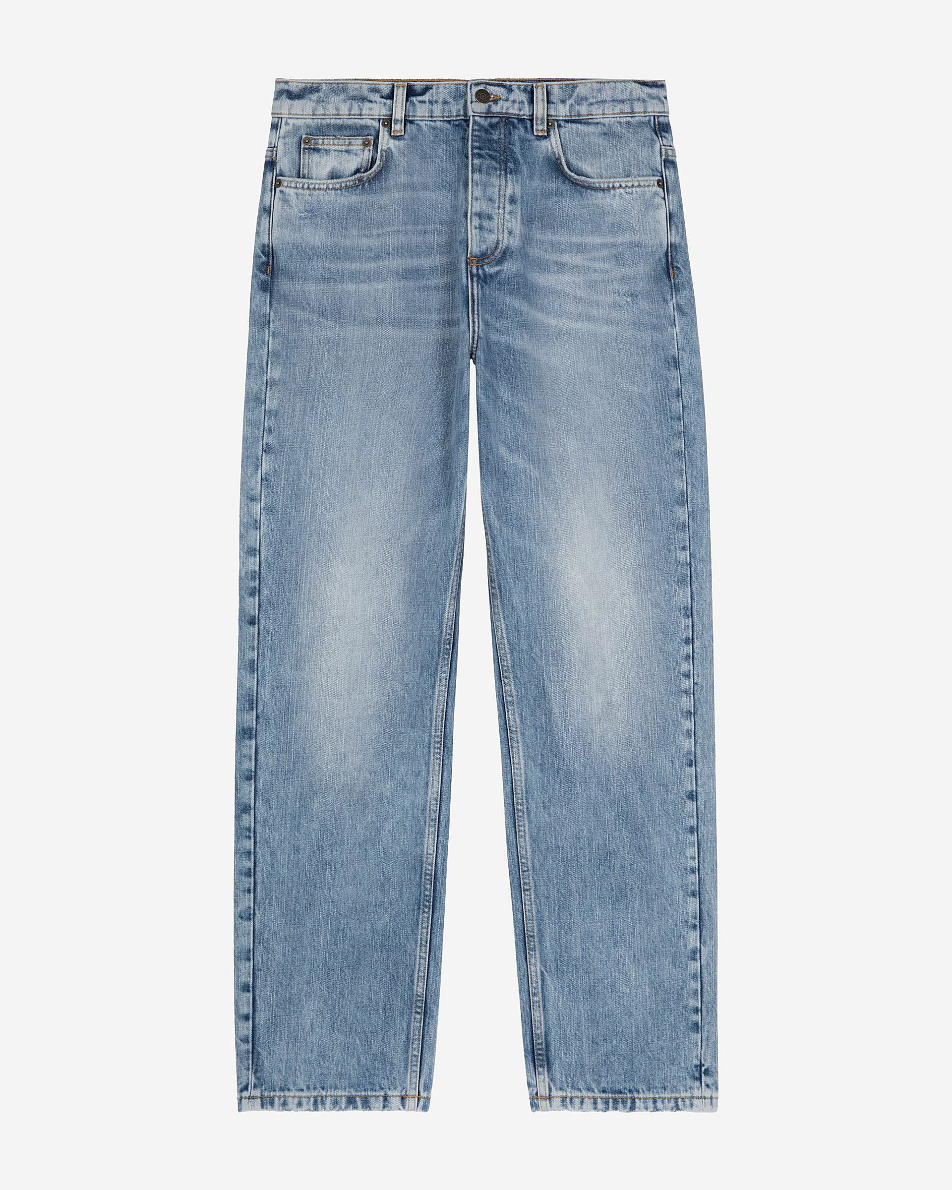 Light blue straight jeans