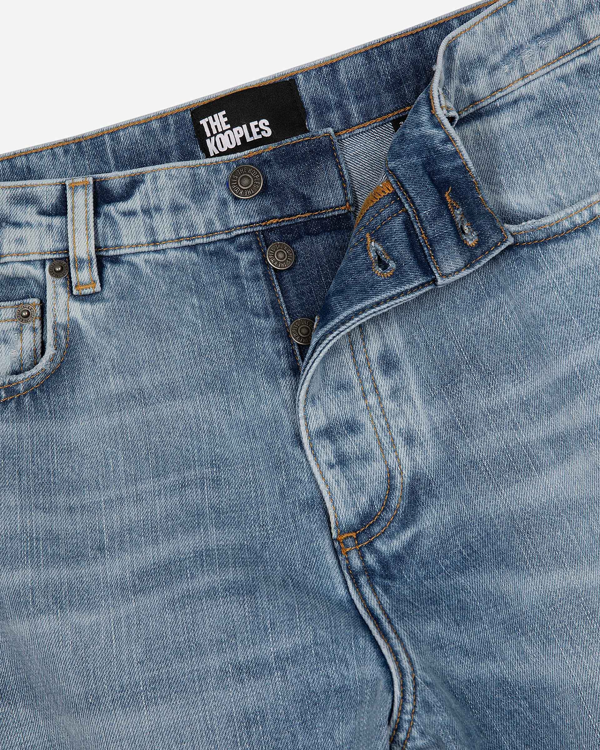 Light blue straight jeans