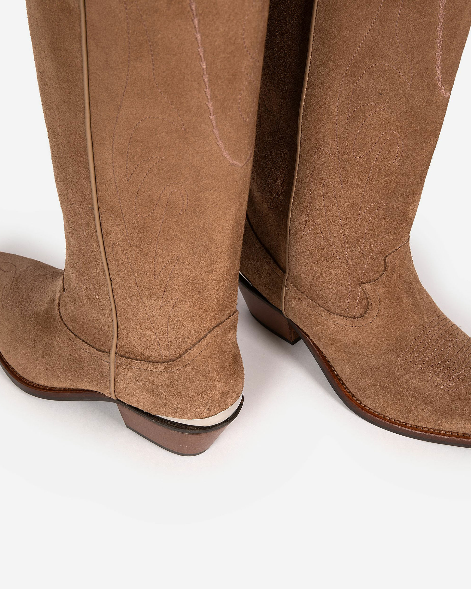 Brown Western boots