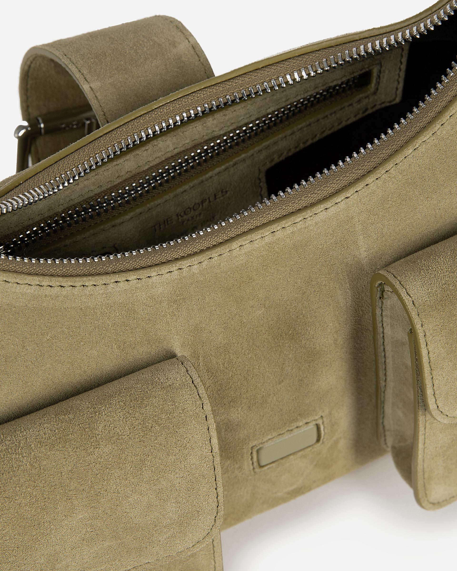 Amelia bag in camel suede leather