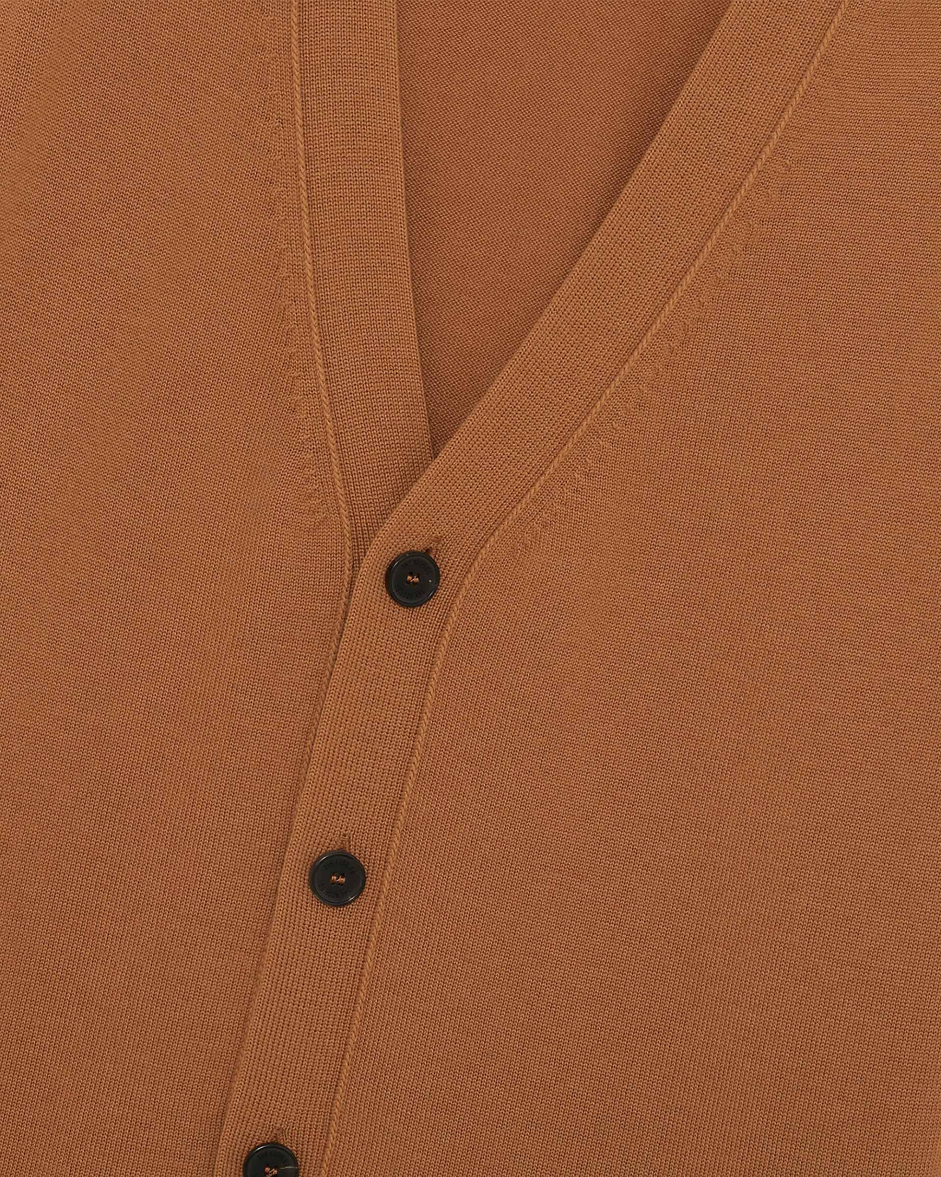 Camel wool cardigan