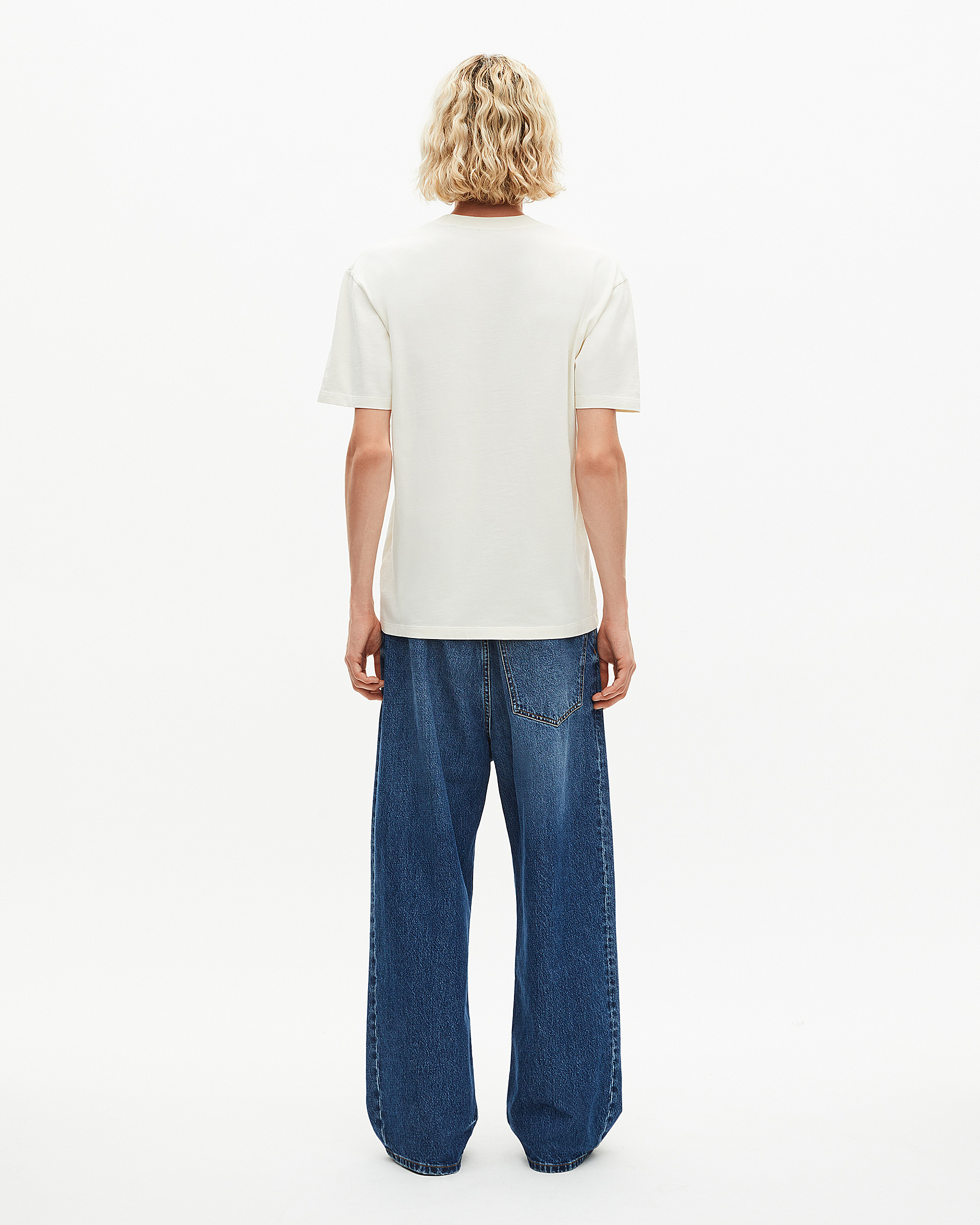 T-shirt with screen print The Kooples ecru