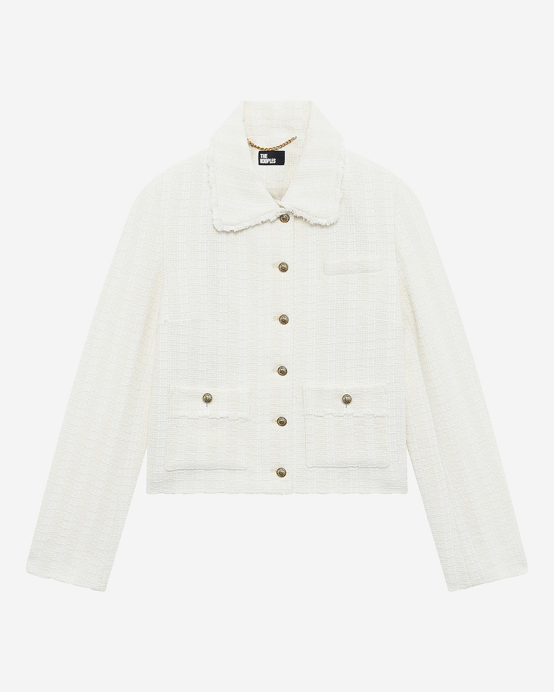 Ecru tweed jacket