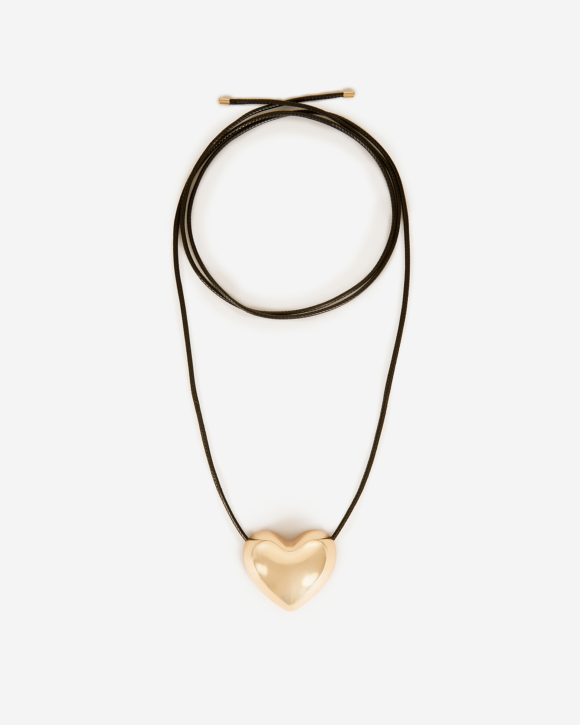 Gold Heart Pendant Necklace