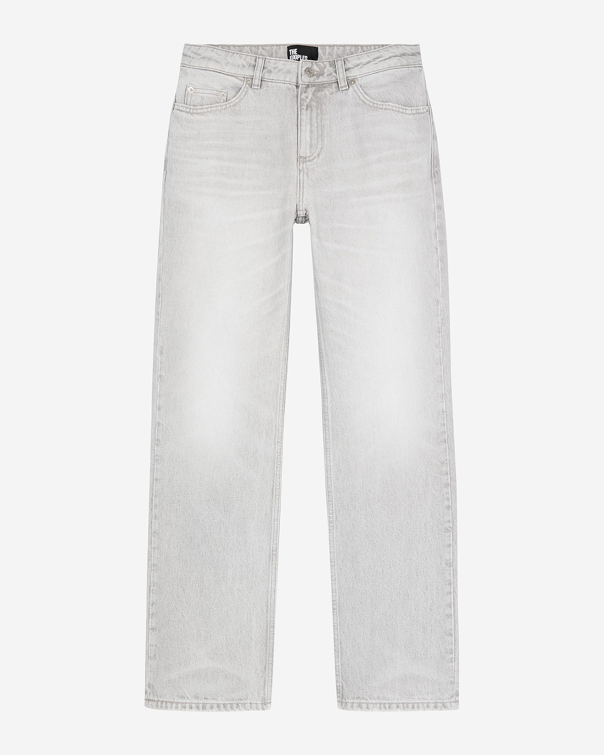 Light grey straight jeans