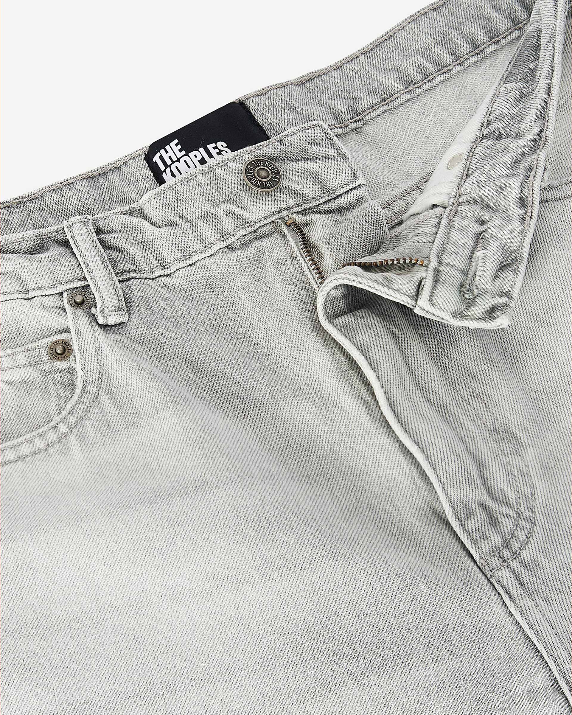 Light gray straight jeans