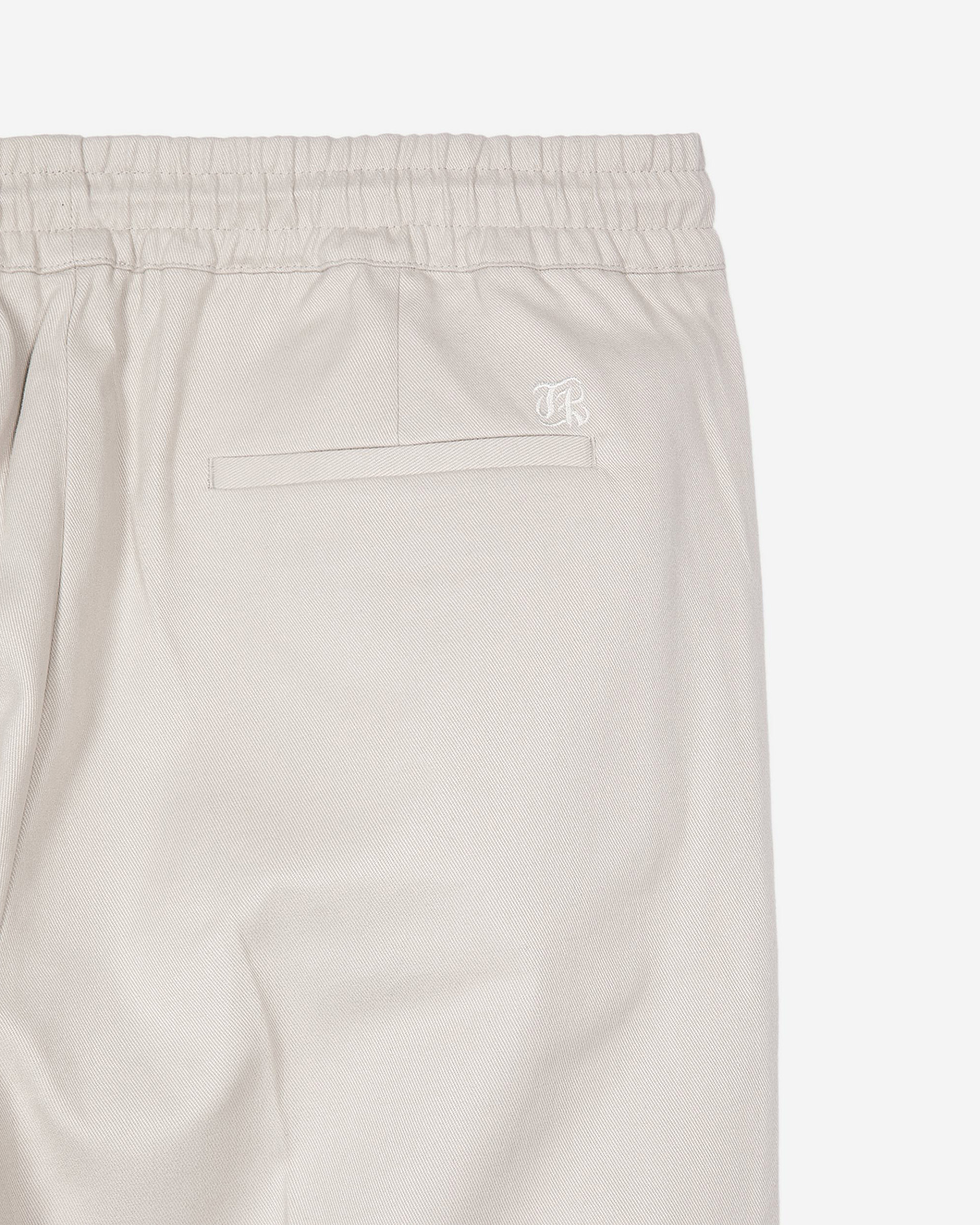 Straight gray cotton pants