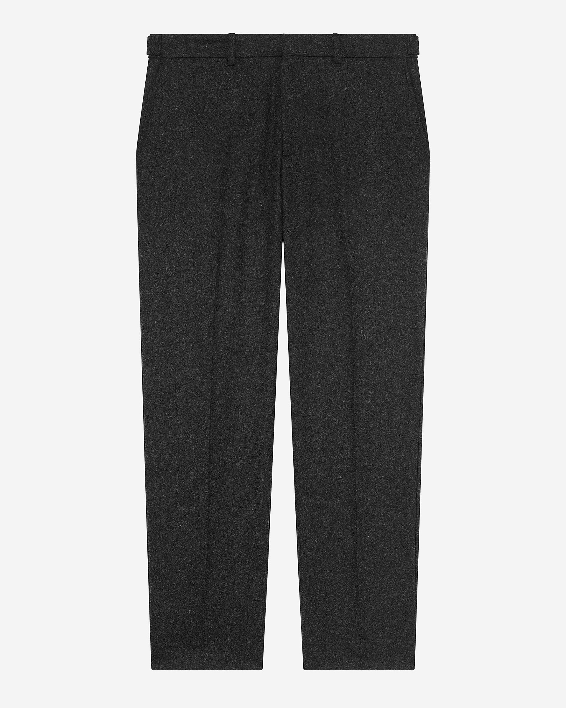 Dark gray tailored pants