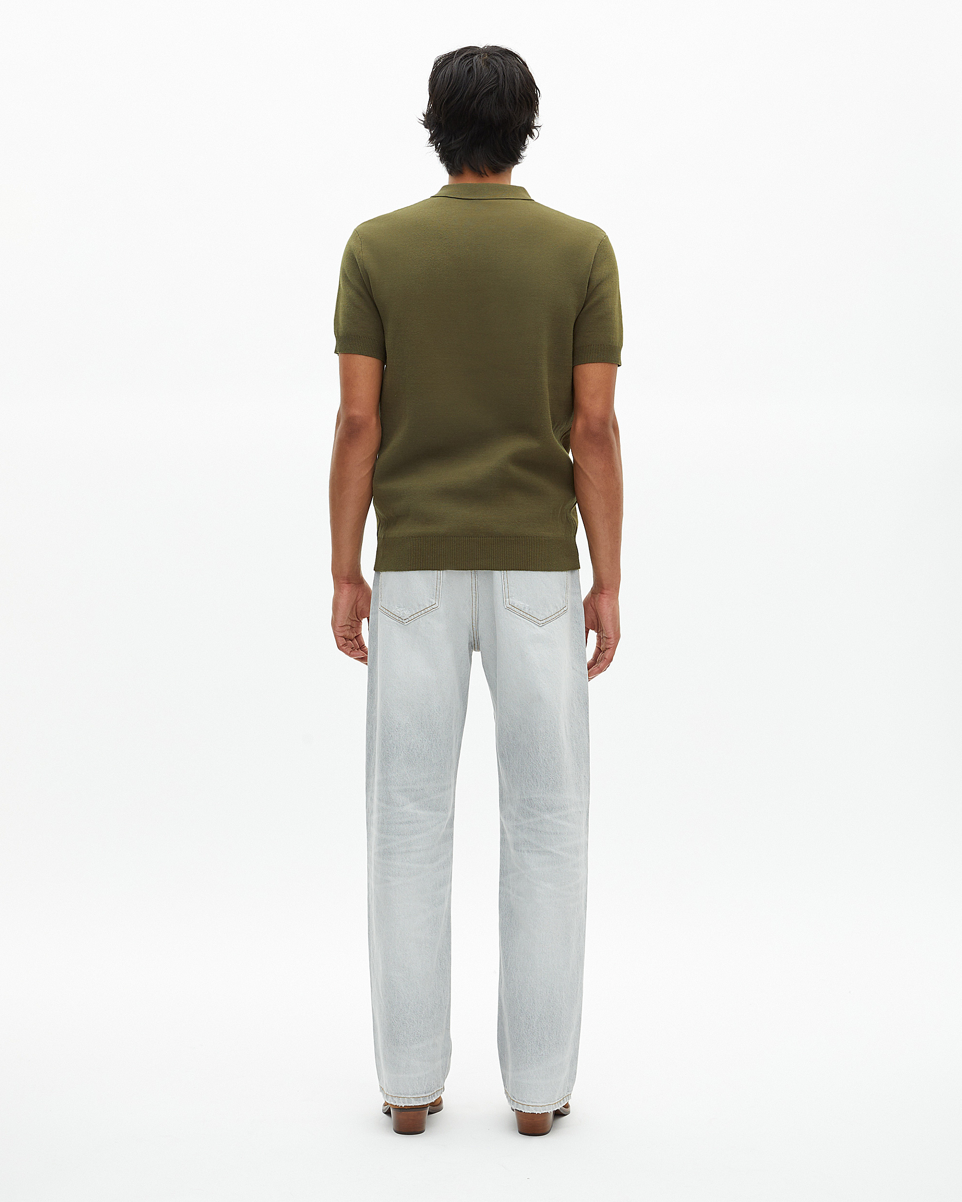 Khaki knit sweater