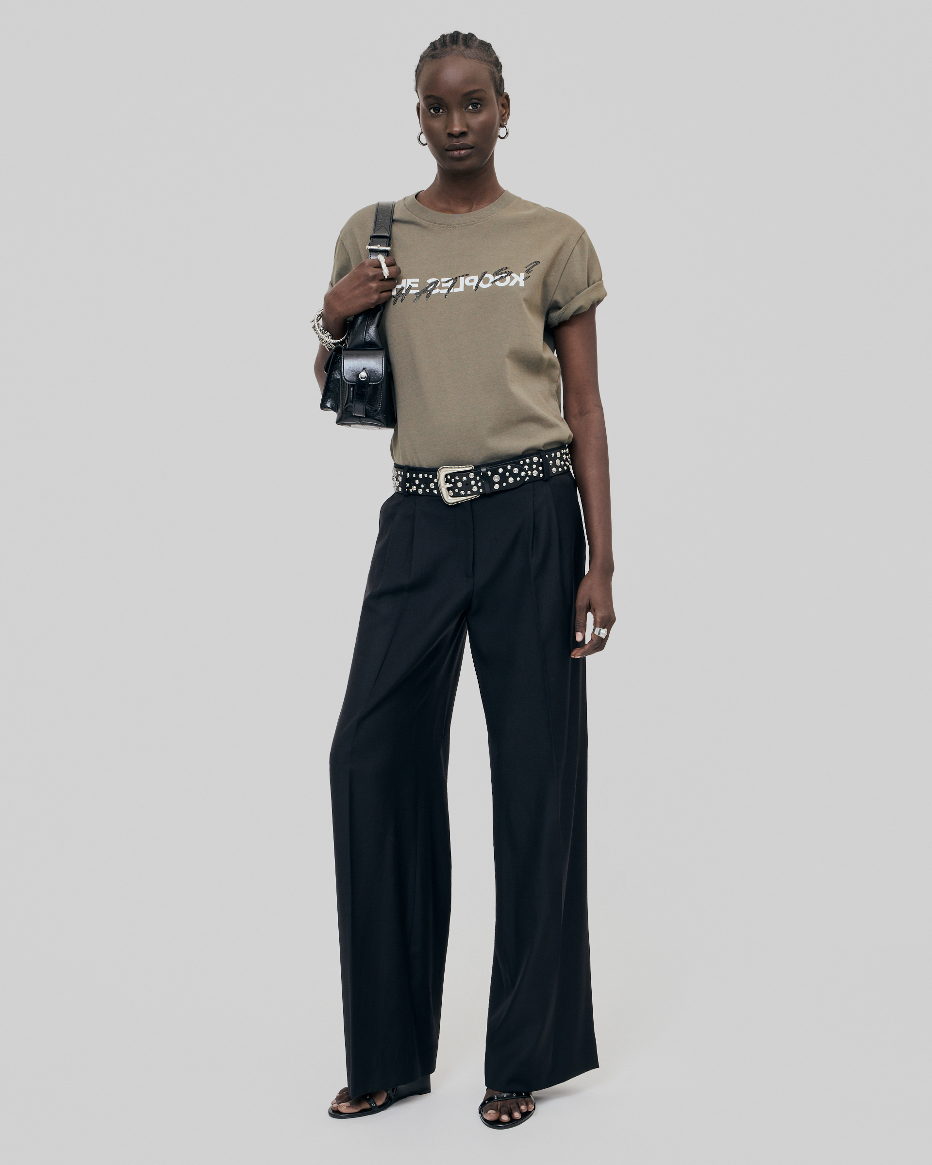 'What Is' Khaki T-shirt