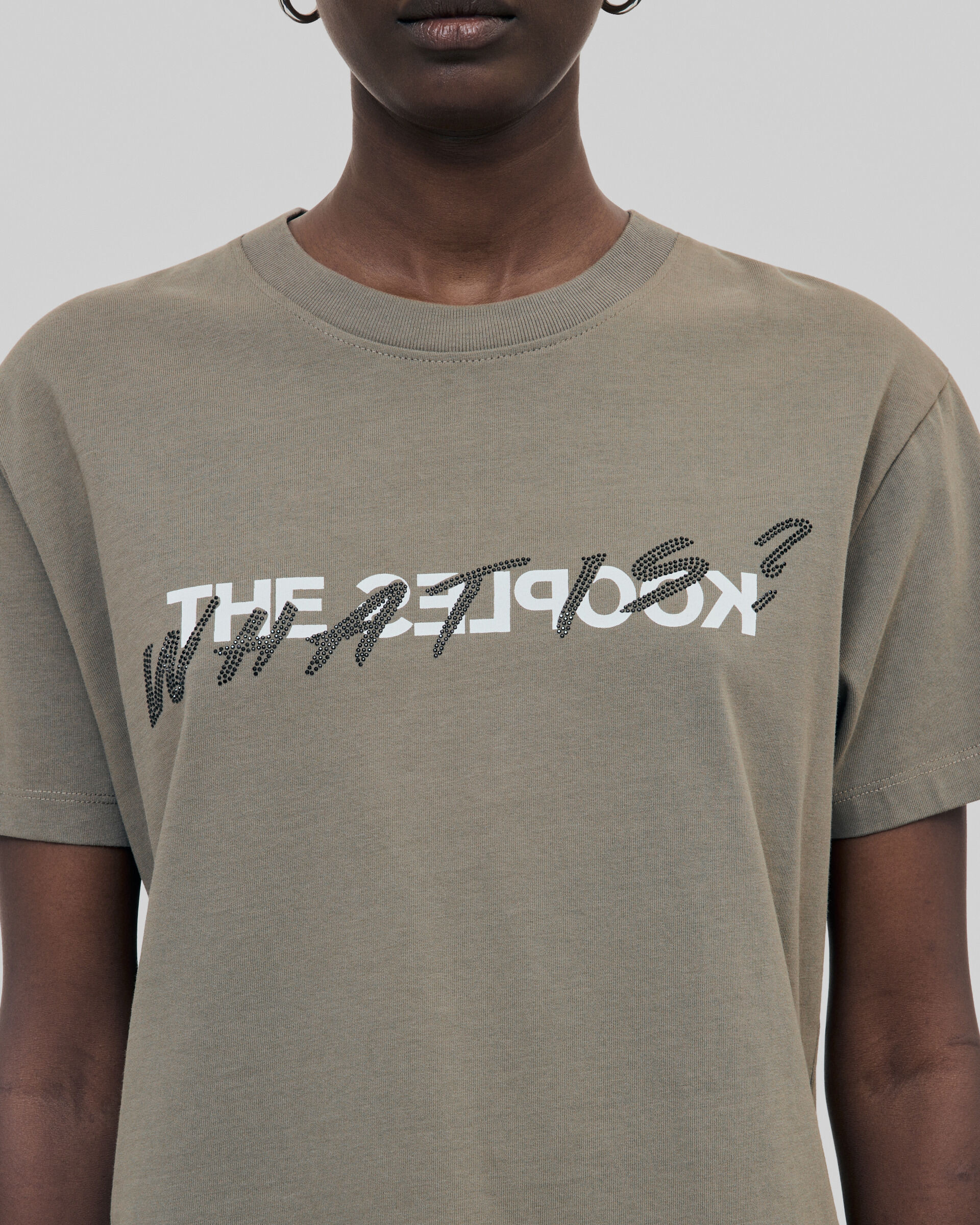 'What Is' Khaki T-shirt