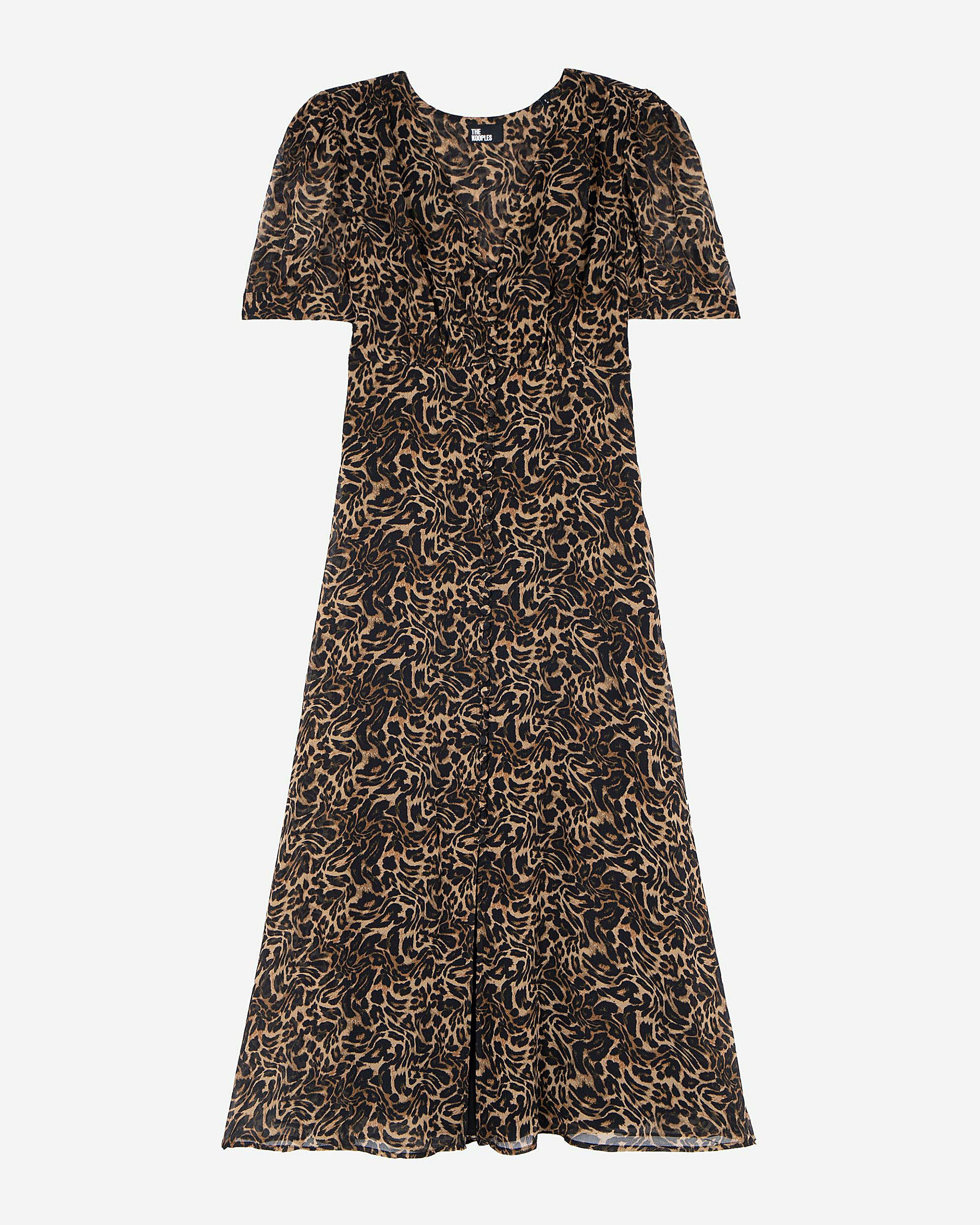 Long leopard dress