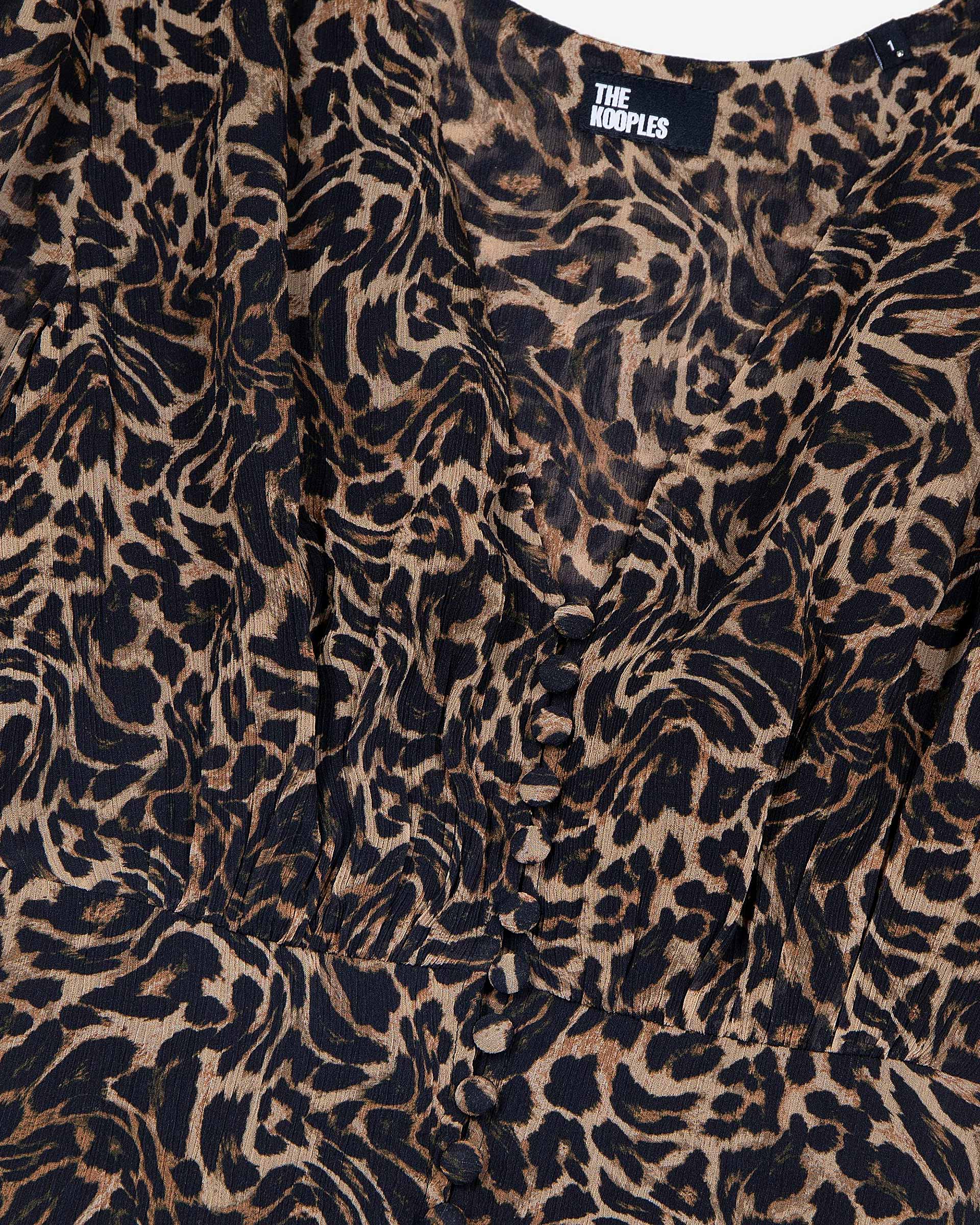 Long leopard dress